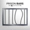 Realistic Prison Window Vector. Broken Prison Bars. Jail Break Concept. Prison-Breaking Illustration. Way Out To Freedom