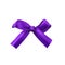 Realistic purple bow