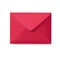 Realistic red envelope empty post letter cover