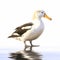 Realistic Rendering Of A Bird Standing In Water With A Beak