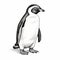 Realistic Rendering Of A Dignified Penguin In Detailed Contoured Shading