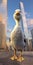 Realistic Rendering Of A Majestic Duck Guarding The World Trade Center