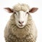 Realistic Sheep Portrait: Detailed And Crisp Animal Close-up