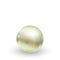 Realistic shiny sphere gem isolated on white background. Round vector 3d pearl. eps 10