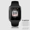 Realistic smart watch modern design and application QR code read