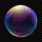 Realistic soap bubble