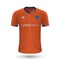 Realistic soccer shirt Istanbul Basaksehir 2022, jersey template