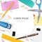 Realistic Stationery Bright Template