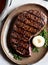 realistic steak palette lighting detailed cozy restaurant