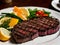realistic steak palette lighting detailed cozy restaurant