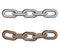 Realistic Steel Chains 2 Pieces Set