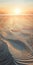 Realistic Sunset Dune Patterns: A Hyper-detailed Rendering