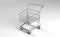 Realistic Supermarket Metal Shopping Cart