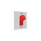 Realistic switch isolate icon. Vector illustration eps 10