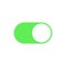 Realistic switch toggle buttons, set or tree sliders in ON and OFF position Vector illustration.