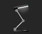 Realistic table or desk lamp. Vector image.