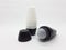 Realistic Template Blank Deodorant Roller Set Cosmetic Bottle  Antiperspirant and Cap Background 03