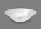 Realistic template, mock-up, porcelain ceramic ware. Bowl for soup, lettuce.