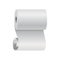 Realistic toilet paper or kitchen towel roll template mockup. Sanitary absorbent paper, rolled around a cardboard