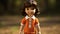 Realistic Toy Elizabeth Doll In Rust Soccer Uniform