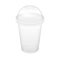 Realistic Transparent Disposable Plastic Cup