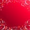 Realistic transparent hearts glass effect background. Glossy soap bubble hearts