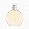 Realistic Transparent Perfume Bottle, vector illustration