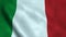 Realistic Ultra-HD flag of the Italy waving in the wind. Seamless loop with highly detailed fabric texture