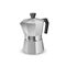 Realistic vector of beautiful italian aluminium coffee mocca kettle