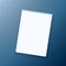 Realistic Vector Black Notepad Template Icon