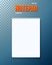 Realistic Vector Black Notepad Template Icon