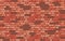 Realistic Vector brick wall pattern horizontal background. Flat wall texture. White textured brickwork for print, paper