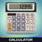 Realistic Vector Electronic Calculator