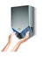 Realistic vector hand drying. Isolated icon illustration. Hygiene taking care concept