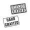 Realistic vector Handcrafted grunge rubber stamps