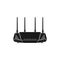 Realistic vector icon of a Wi-fi router with four antennas. Wireless Internet