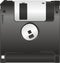 Realistic vector image of floppy disk. png format