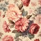 Realistic Vintage Floral Wallpaper With Majestic Romanticism