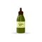 realistic virgin olive essential oil glass bottle with dropper cosmetic liquid ingredient for food drinks a