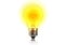 Realistic warm light bulb illustration. Concept of success, solution, achievement