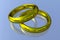 Realistic Wedding Rings - Gold