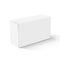 Realistic White Blank Cardboard Take Away Box Packaging