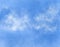 Realistic white cloud painting on blue sky background ep10