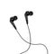 Realistic white earphones. Isolated earbuds - vector