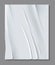 Realistic white sheet of crumpled paper. Vector poster mockup. Vector illustration of wrinkled paper texture. Background