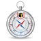 realistic wind compass for kabah direction or al haram mosque directional compass.