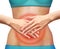 Realistic Woman Abdominal Pain