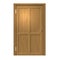 Realistic Wood door. Vector