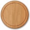 Realistic wooden cutting board