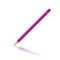 Realistic wooden pink pencil for school and preschool Art equipment